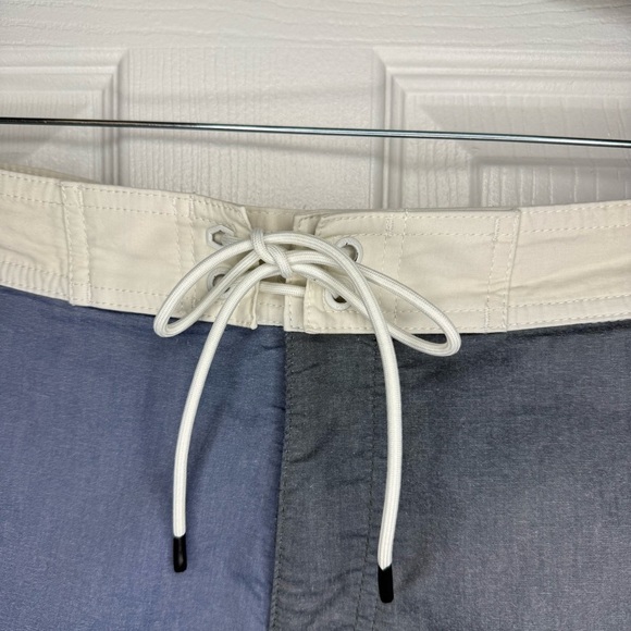 RVCA Men's Swim Board Shorts - Blue and Gray Size 34 Waist GUC - Picture 3 of 7